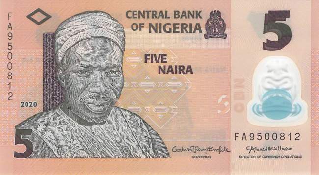 5 Naira 2020